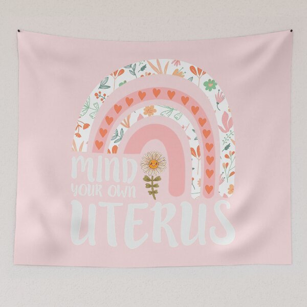 Item preview, Mind Your Own Uterus designed and sold by Pink Pineapple Works.