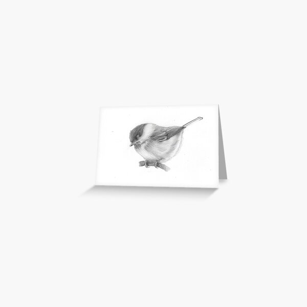 Willow Tit Greeting Card