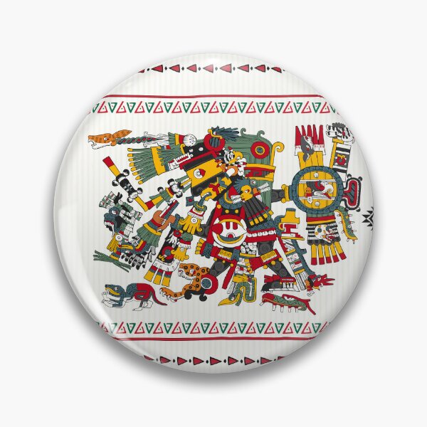 Item preview, Tezcatlipoca Aztec Day Signs - Aztec Borgia Mug designed and sold by Aztectees.