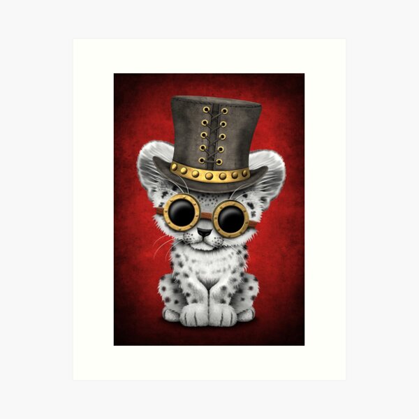 その他 Steampunk Snow Leopard Sum-Art Steampunk Snow Leopard