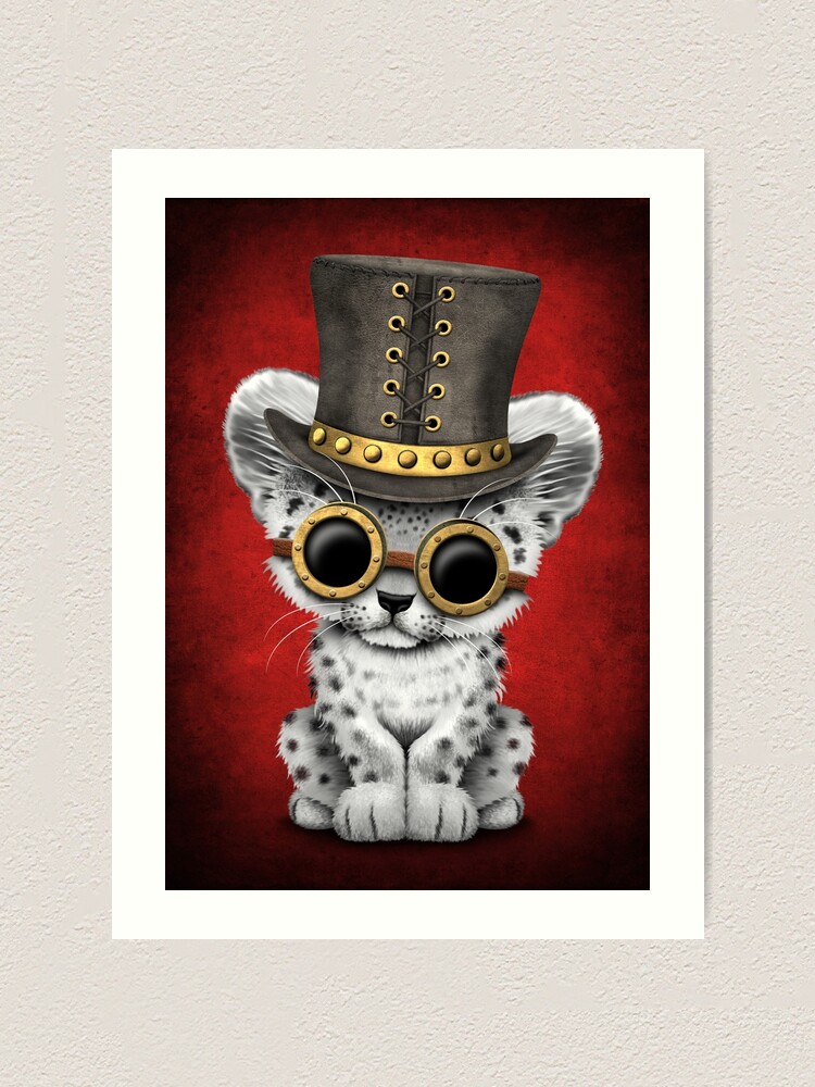 Steampunk Snow Leopard