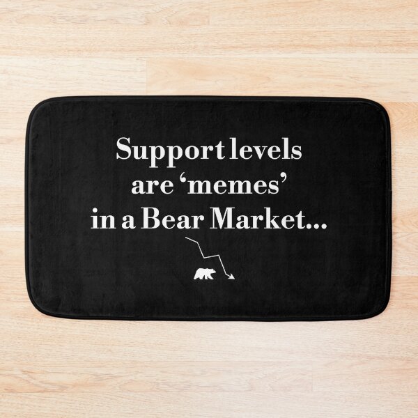 Item preview, Support levels are ‘memes’ in a Bear Market...Quote No4 designed and sold by angelisart.