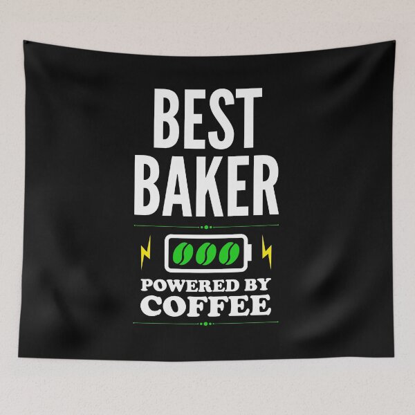 Item preview, Best Baker Powered By Coffee for Baker designed and sold by SVPOD.