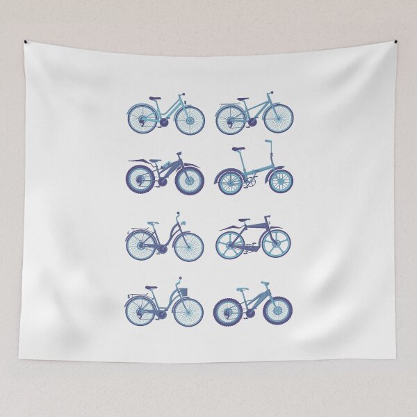 Item preview, Bicycles Blue designed and sold by trendingatees.