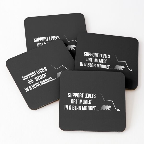 Item preview, Support levels are ‘memes’ in a Bear Market...Quote No5 designed and sold by angelisart.