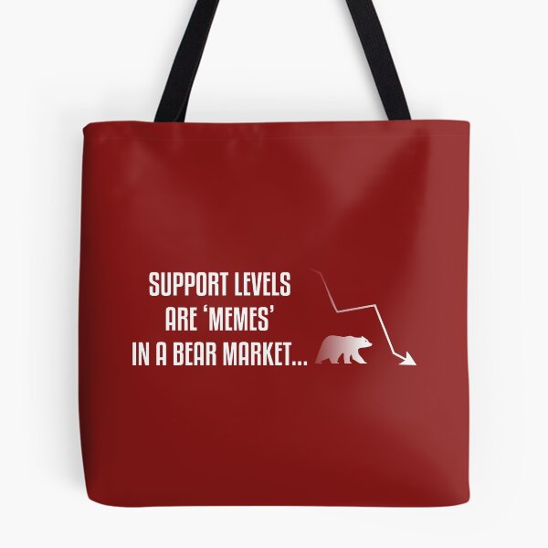 Item preview, Support levels are ‘memes’ in a Bear Market...Quote No5 designed and sold by angelisart.