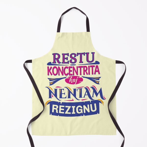 Item preview, Restu koncentrita kaj neniam rezignu designed and sold by Zebastjan Johanzen.