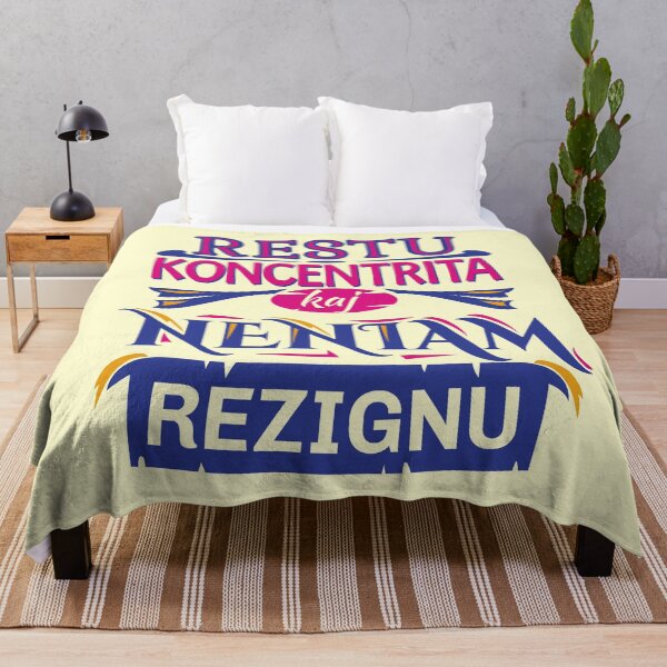 Item preview, Restu koncentrita kaj neniam rezignu designed and sold by Zebastjan Johanzen.