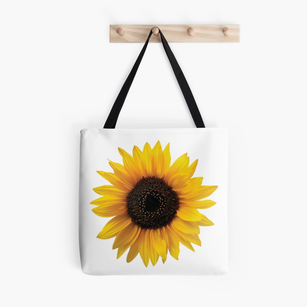Handmade Crochet Tote Bag - Sunflower Tote Bag | Felt