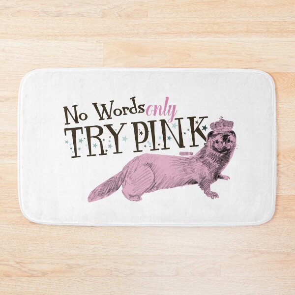 Item preview, Try Pink and weasels designed and sold by belettelepink.
