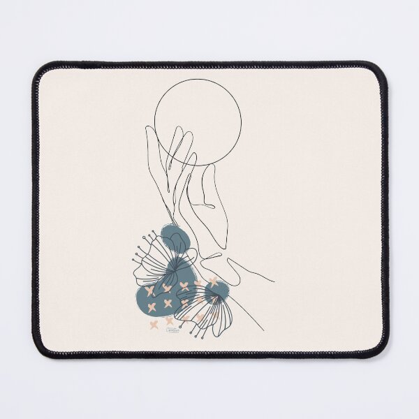 Item preview, Minimalistic floral boho lineart designed and sold by CreativeStrand.