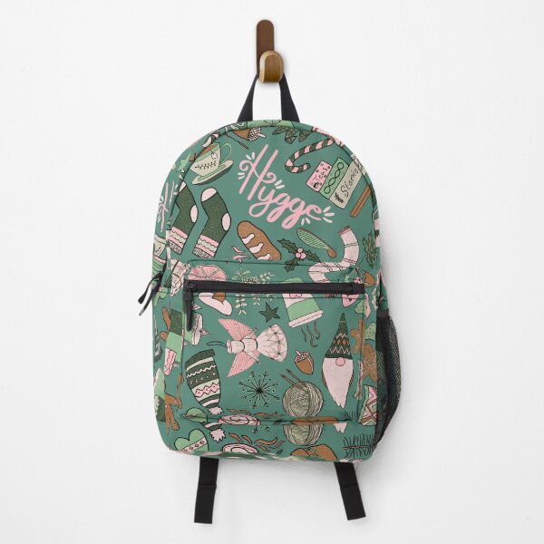 Item preview, Hygge Doodles Pattern - Pink-Mint-Brown Palette & Jade designed and sold by EcoElsa.