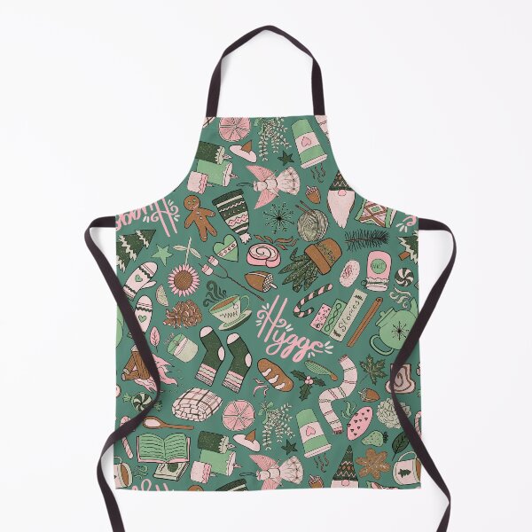 Item preview, Hygge Doodles Pattern - Pink-Mint-Brown Palette & Jade designed and sold by EcoElsa.