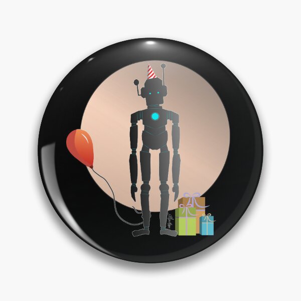 Aperçu de l'œuvre Joyeux anniversaire robot créée et vendue par RaphicSentry.