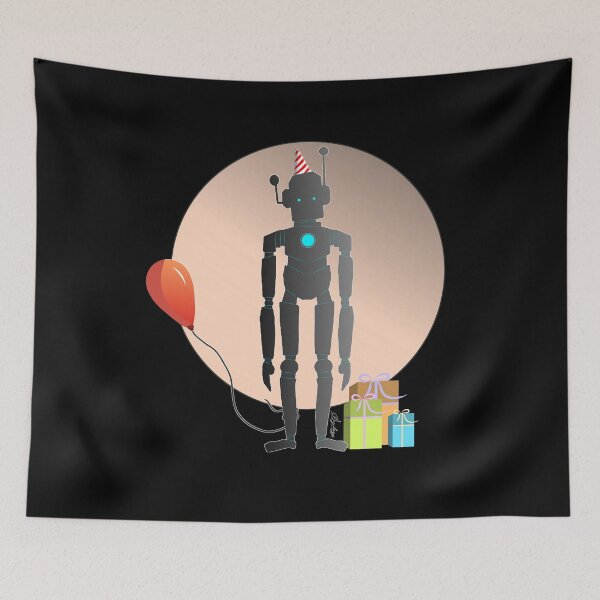 Item preview, Happy Birthday Robot  designed and sold by RaphicSentry.