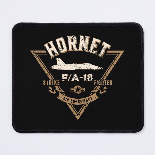 Item preview, F/A-18 Hornet Strike Fighter Jet Aircraft Distressed Design designed and sold by hobrath.