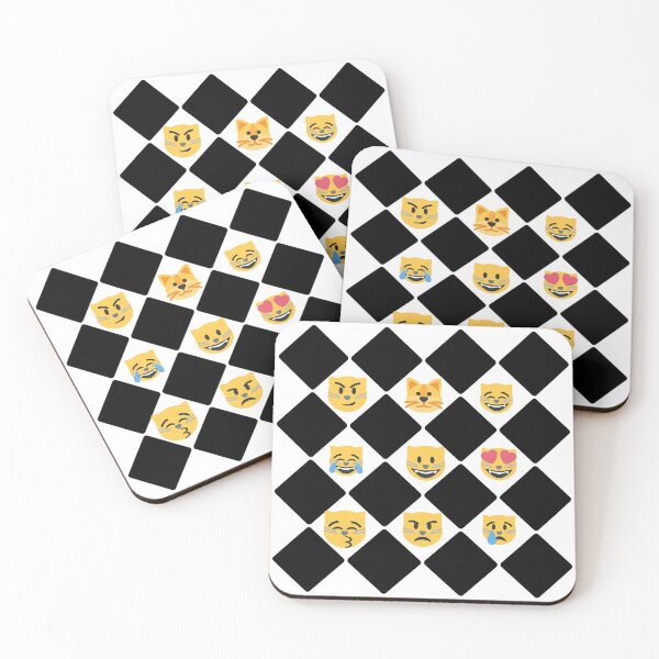 Item preview, Cat emoji pattern designed and sold by Soft Strength Studio.