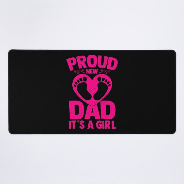 Item preview, Proud New Dad Its A Girl Baby Gender Reveal Pink Fathers Day designed and sold by haselshirt.