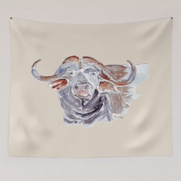 Item preview, African buffalo or Cape buffalo (Syncerus caffer) designed and sold by Maree Clarkson .