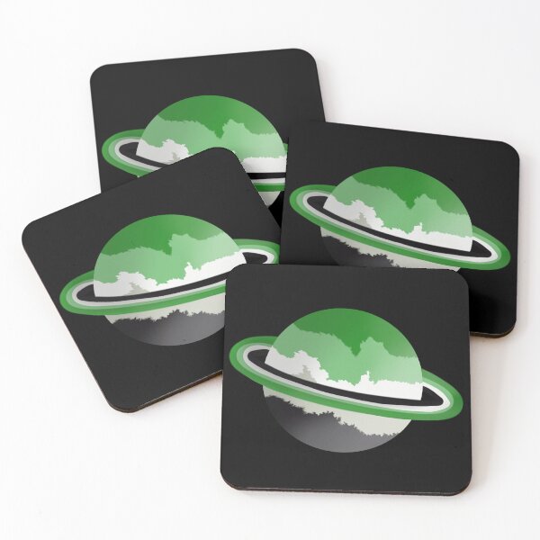 Item preview, aromantic pride planet   designed and sold by rex Eades.