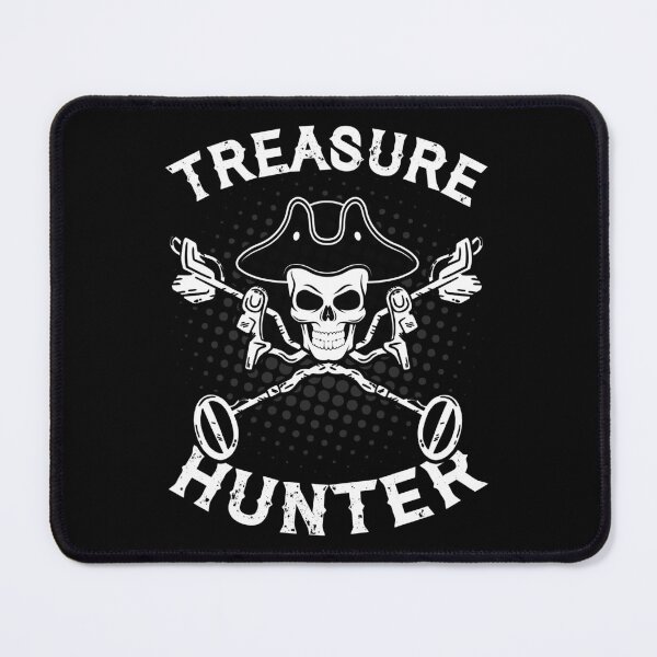 Item preview, Treasure Hunter Funny Skull Metal Detectorist Gold Hunter designed and sold by haselshirt.