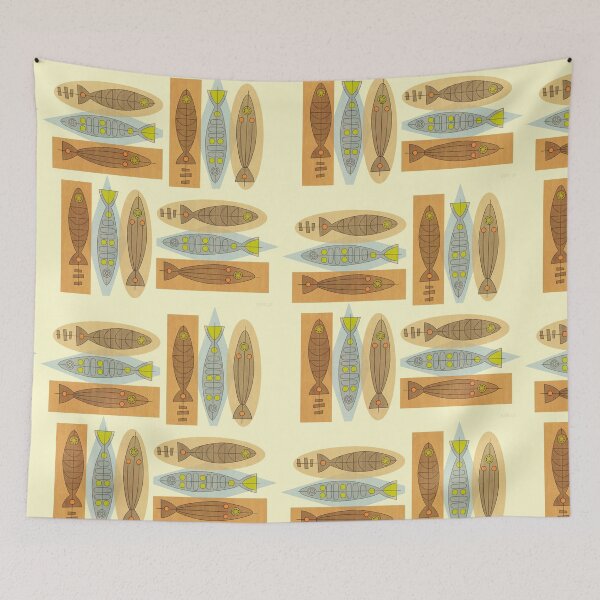 Item preview, Scandinavian Fish Midcentury Modern Style  designed and sold by BunnyThePainter.