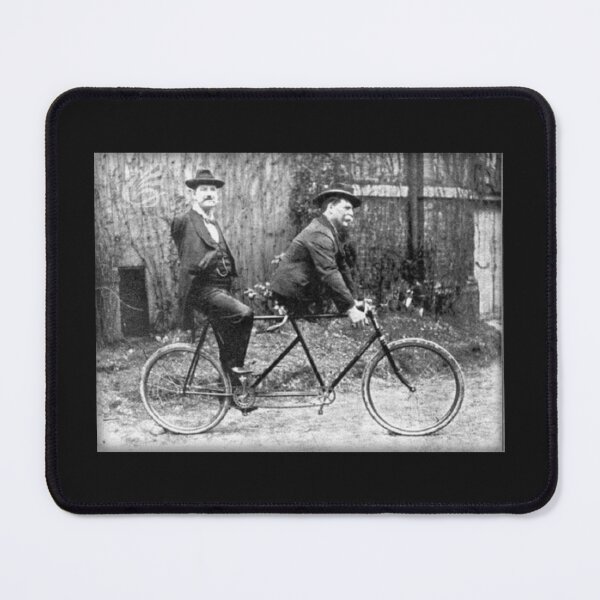Item preview, Charles B. Tripp, the armless man and Eli Bowen, the legless man, riding a tandem, 1890s designed and sold by bayberrygal.