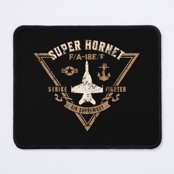 Item preview, F/A-18E/F Super Hornet Strike Fighter Jet Aircraft Distressed Design designed and sold by hobrath.