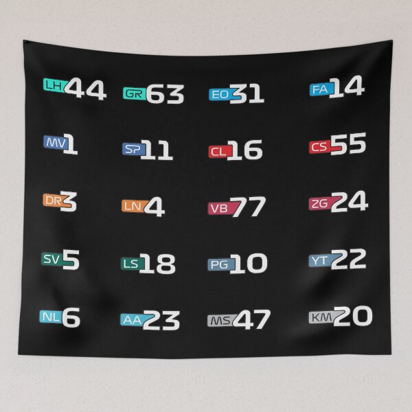Item preview, F1 Drivers 2022 designed and sold by Designhood82.