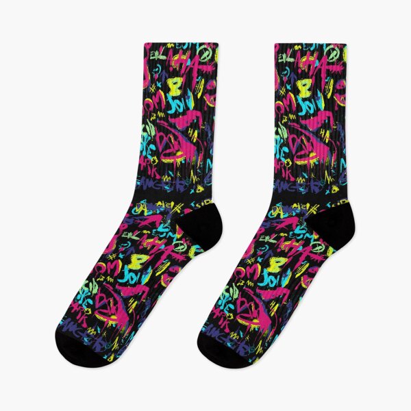 Item preview, Darkside Neon Graffiti Street Art designed and sold by The Nerd Gift Source.