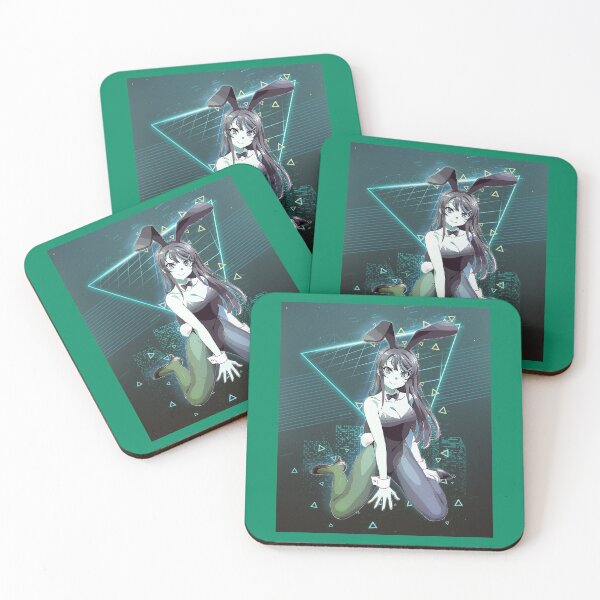 Item preview, Mai Sakurajima - Green s80 Retro Poster designed and sold by EhsanStore.