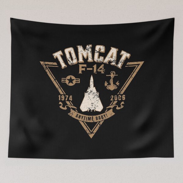 Item preview, F-14 Tomcat Fighter Jet Aircraft Distressed Design designed and sold by hobrath.