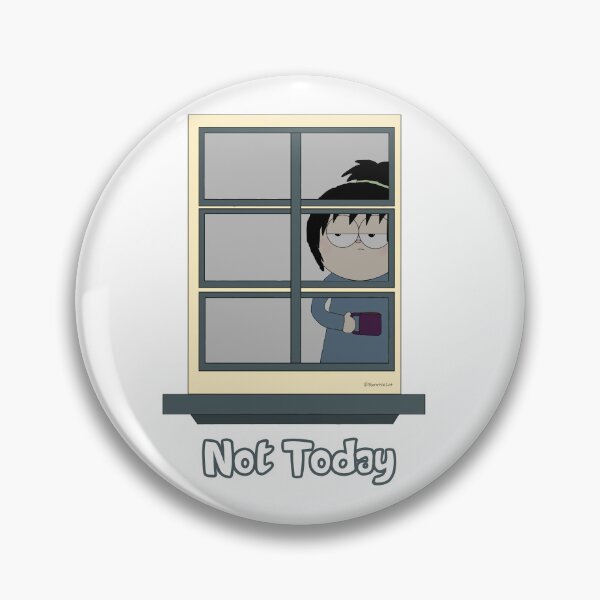 Item preview, Nope, Not Today. Looking out the window. designed and sold by arlindixon.
