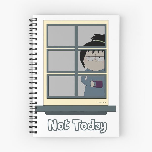 Item preview, Nope, Not Today. Looking out the window. designed and sold by arlindixon.