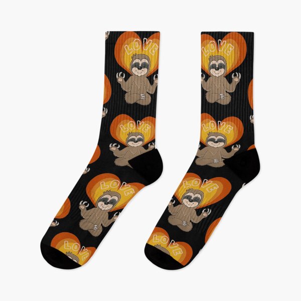 Item preview, Cute Adorable Meditating Sloth Focused On Love designed and sold by two7designs.