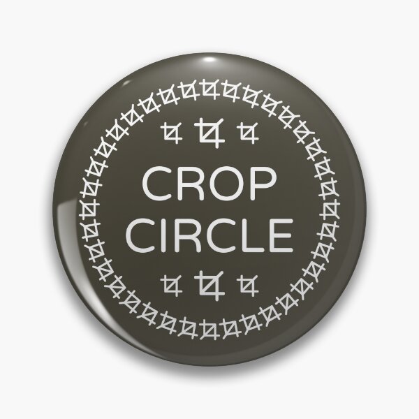 Item preview, Crop Icon Circle (Version 2) designed and sold by TimespunThreads.