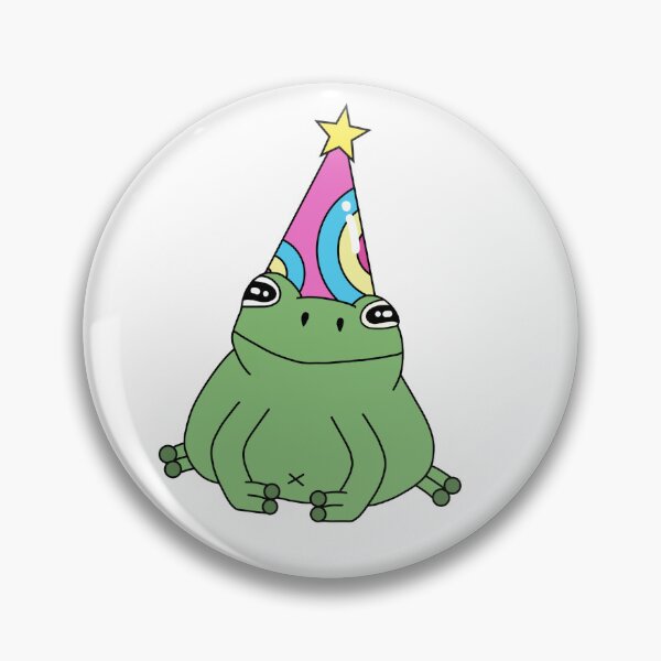 Artikelvorschau, Netter Geburtstagshutfrosch entworfen und verkauft von KateScribbles.