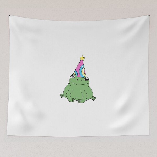 Item preview, Cute birthday hat frog  designed and sold by KateScribbles.