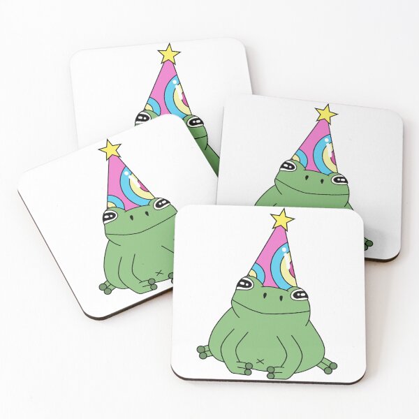 Item preview, Cute birthday hat frog  designed and sold by KateScribbles.