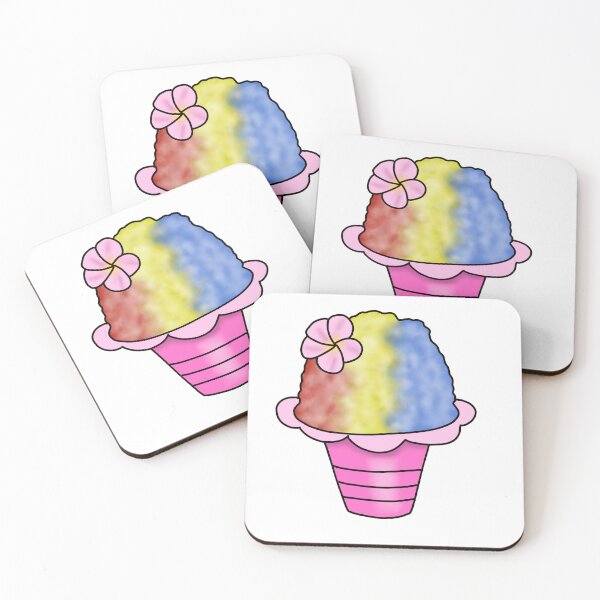 Item preview, Hawaiian shaved ice witha flower designed and sold by Becky-Marie.