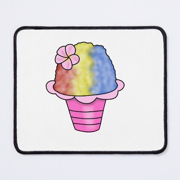 Item preview, Hawaiian shaved ice witha flower designed and sold by Becky-Marie.
