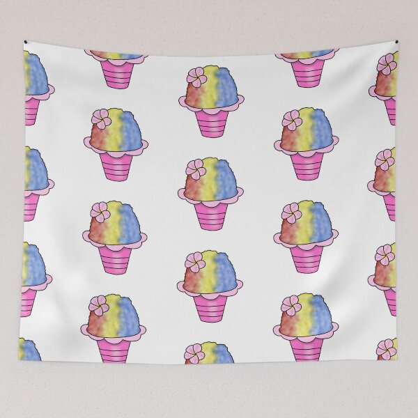 Item preview, Hawaiian shaved ice witha flower designed and sold by Becky-Marie.