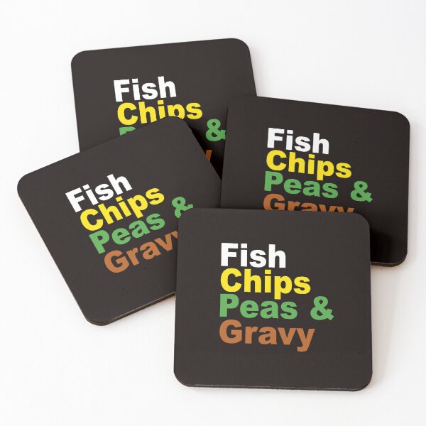 Item preview, Fish, Chips, Peas & Gravy designed and sold by How67.