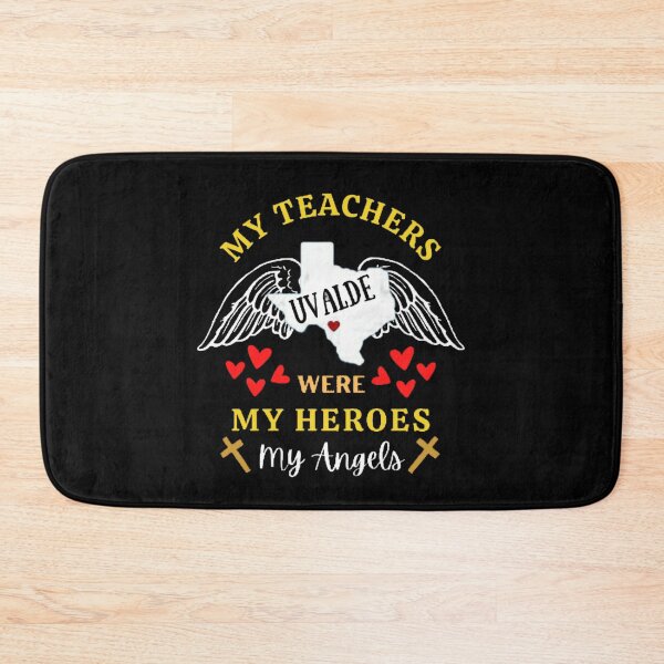 Item preview,  My Teachers Were My Heroes My Angels The Best Teacher Cross Design designed and sold by BestTeacher.