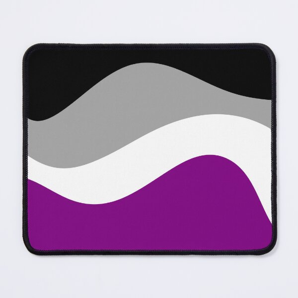 Item preview, Asexual pride flag retro style wave pattern designed and sold by studiousmage.
