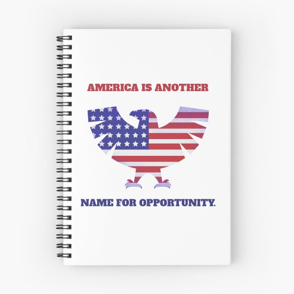 Item preview, America Is Another Name For Opportunity, USA patriot, stars and stripes designed and sold by InsultTees.