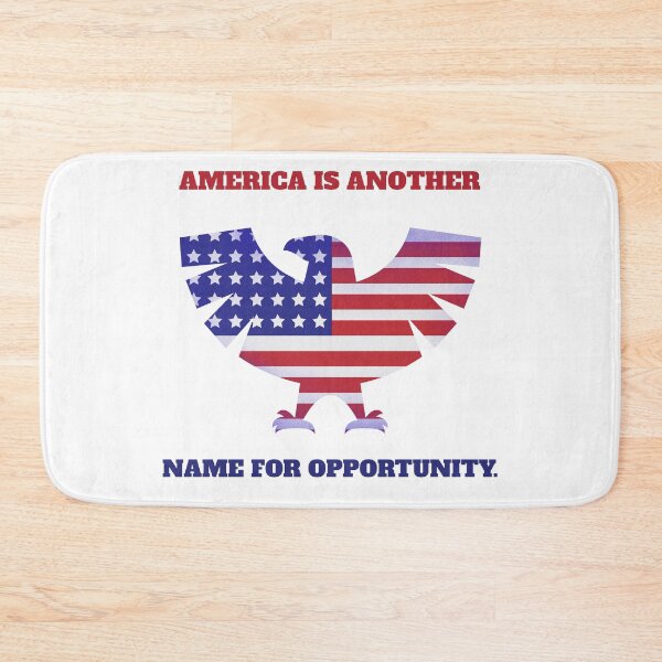 Item preview, America Is Another Name For Opportunity, USA patriot, stars and stripes designed and sold by InsultTees.