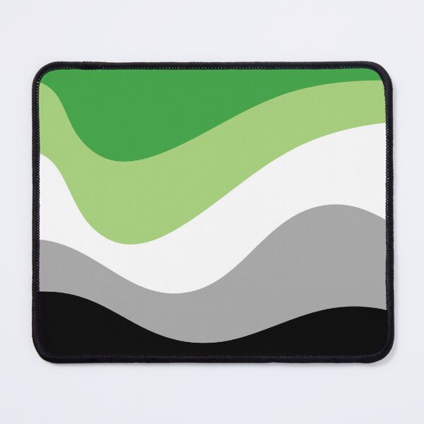 Item preview, Aromantic pride flag retro style wave pattern designed and sold by studiousmage.