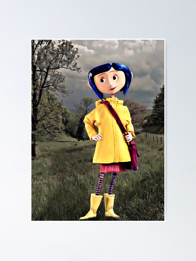 coraline movie yellow raincoat