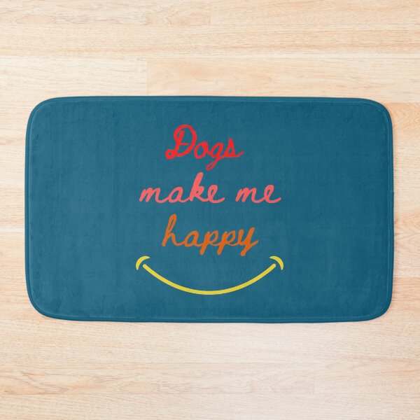 Item preview, Dogs Make Me Happy designed and sold by kookycomet.